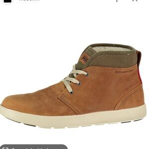 Helly Hansen Brown Leather GERTON Waterproof High Top Boots Shearling Size 7